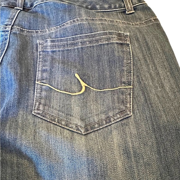 INC - Bootcut jeans, medium wash, size:16W, EUC - Picture 5 of 11